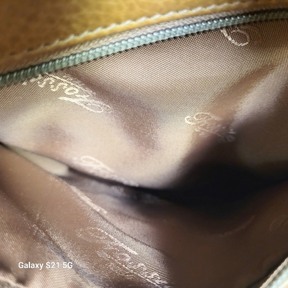 Vintage Fossil “1954” Genuine Brown Leather Crossbody Bag 75082 Y2K - Picture 11 of 12